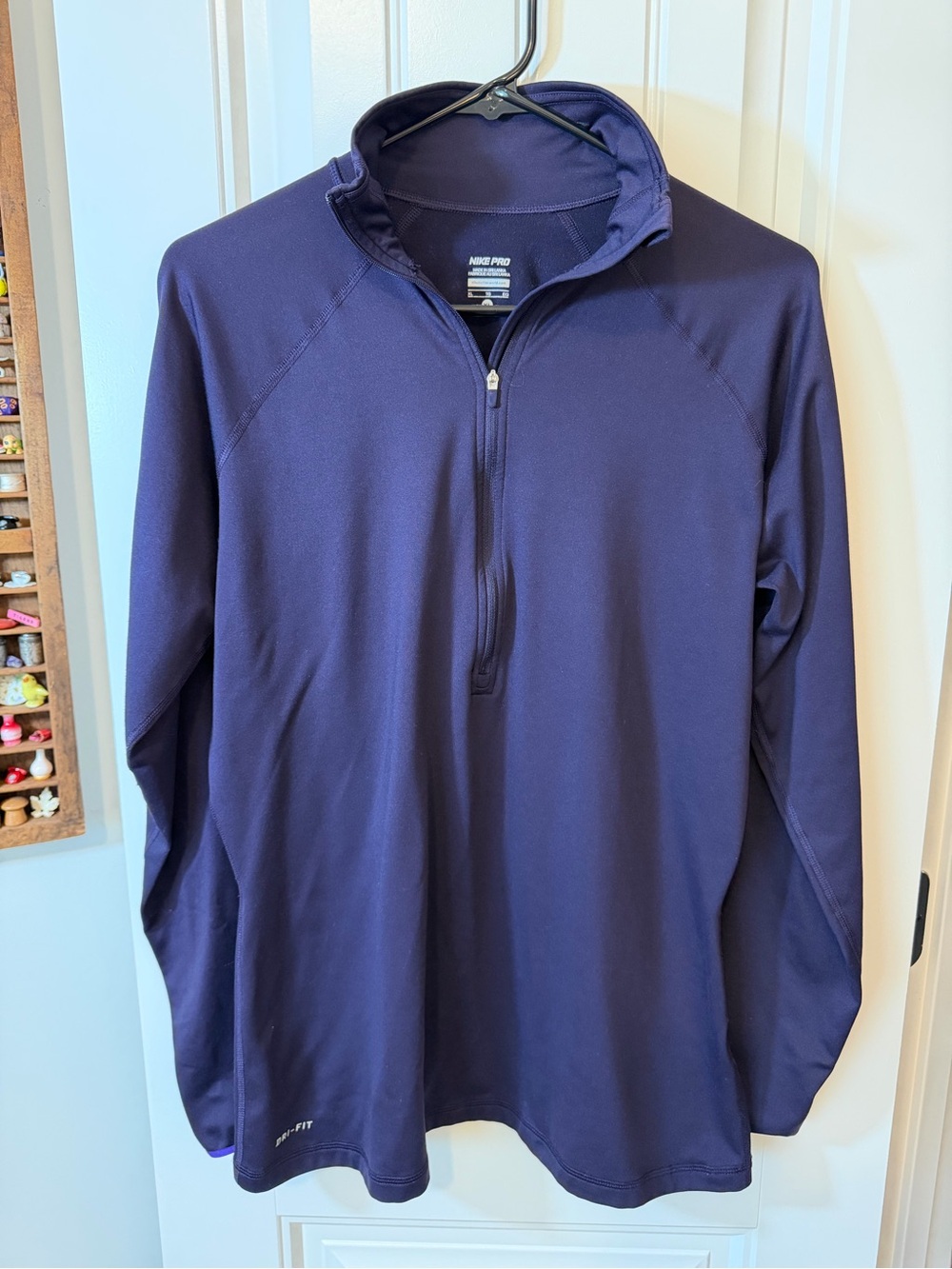 Nike Women’s Purple Quarter-Zip Performance Pullover